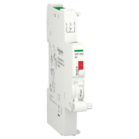 A9A26897 Schneider - Contact auxiliaire iOF+SD 24Vcc - Compatible Smartlink ou automate - Ti24 en haut