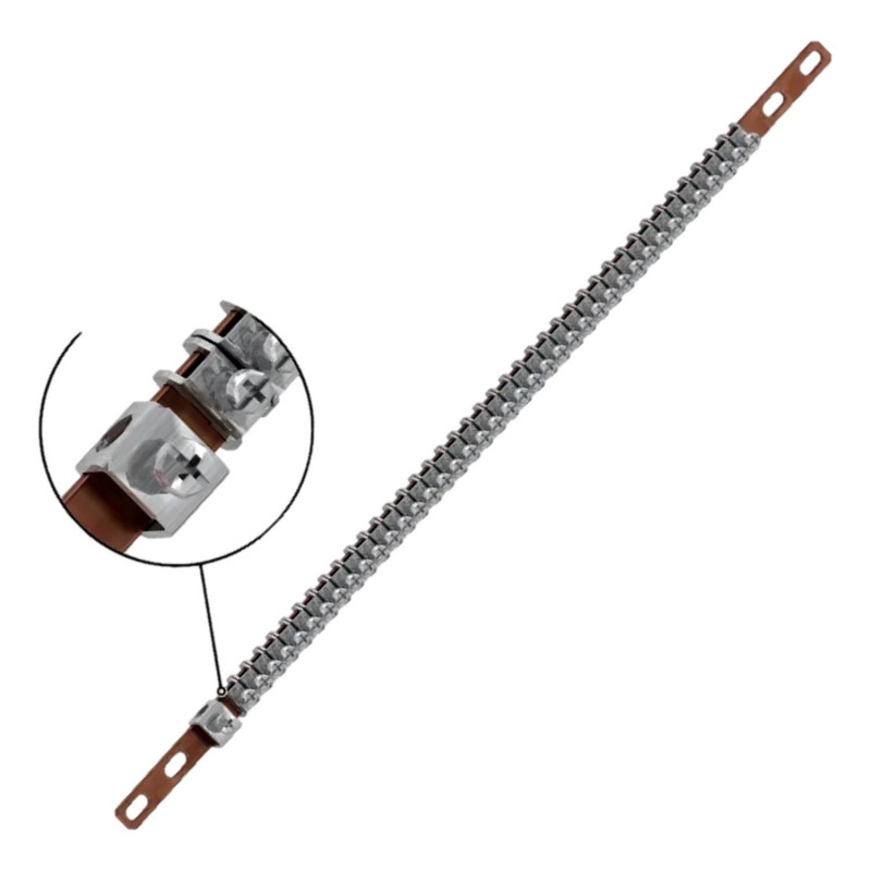 LVS04200 Schneider Linergy TB - collecteur de terre cuivre pour Prisma G et P avec 40 étriers- 24 modules - 45cm