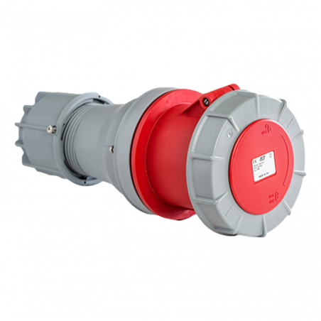 Fiche femelle 125A monophasé 2P+T - Étanche IP67 - IDE