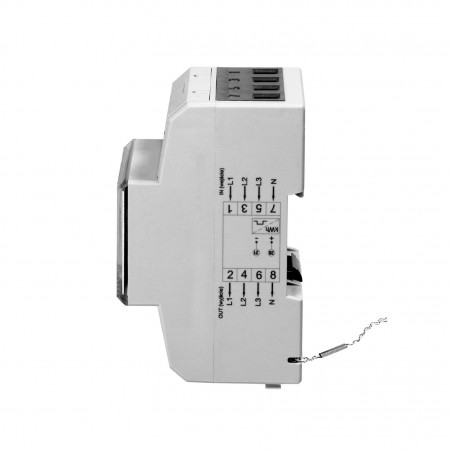 Compteur électrique triphasé - 80A certifié MID avec affichage digital et sortie impulsionnelle - photo 2