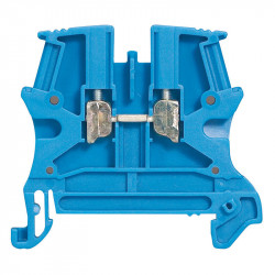 037102 Legrand  Borne de jonction à vis BLEU Viking 6mm² - pas 8mm  - 1 jonction: 1 entrée 1 sortie