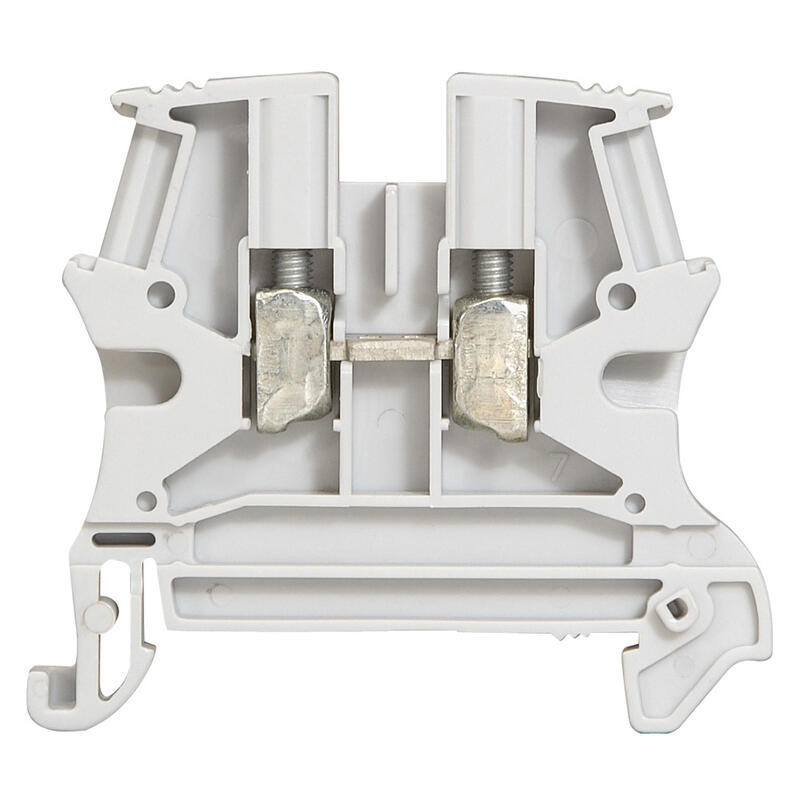 037161 Legrand  Borne de jonction à vis GRIS  Viking 4mm² - pas 6mm  - 1 jonction: 1 entrée 1 sortie