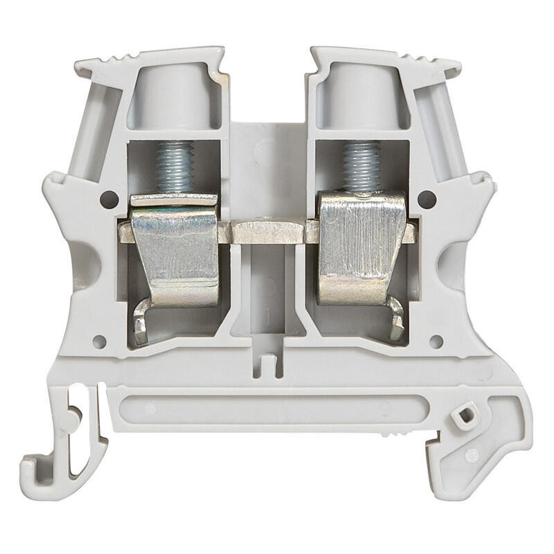 037163 Legrand  Borne de jonction à vis GRIS  Viking 10mm² - pas 10mm  - 1 jonction: 1 entrée 1 sortie