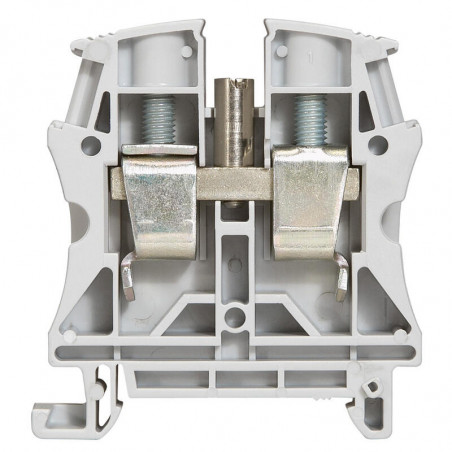 037164 Legrand  Borne de jonction à vis GRIS  Viking 16mm² - pas 12mm  - 1 jonction: 1 entrée 1 sortie