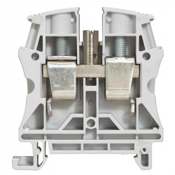 037165 Legrand  Borne de jonction à vis GRIS  Viking 35mm² - pas 15mm  - 1 jonction: 1 entrée 1 sortie