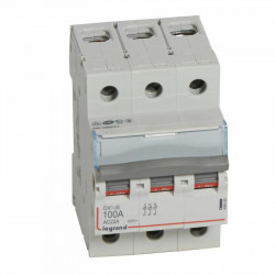 406469 Interrupteur sectionneur triphasé 3P 400V - 100A - 3 modules - Bornes à vis Legrand DX³-IS