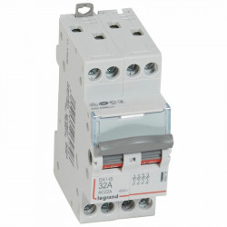 406479 Interrupteur sectionneur tétrapolaire 4P 400V - 32A - 2 modules - Bornes à vis Legrand DX³-IS
