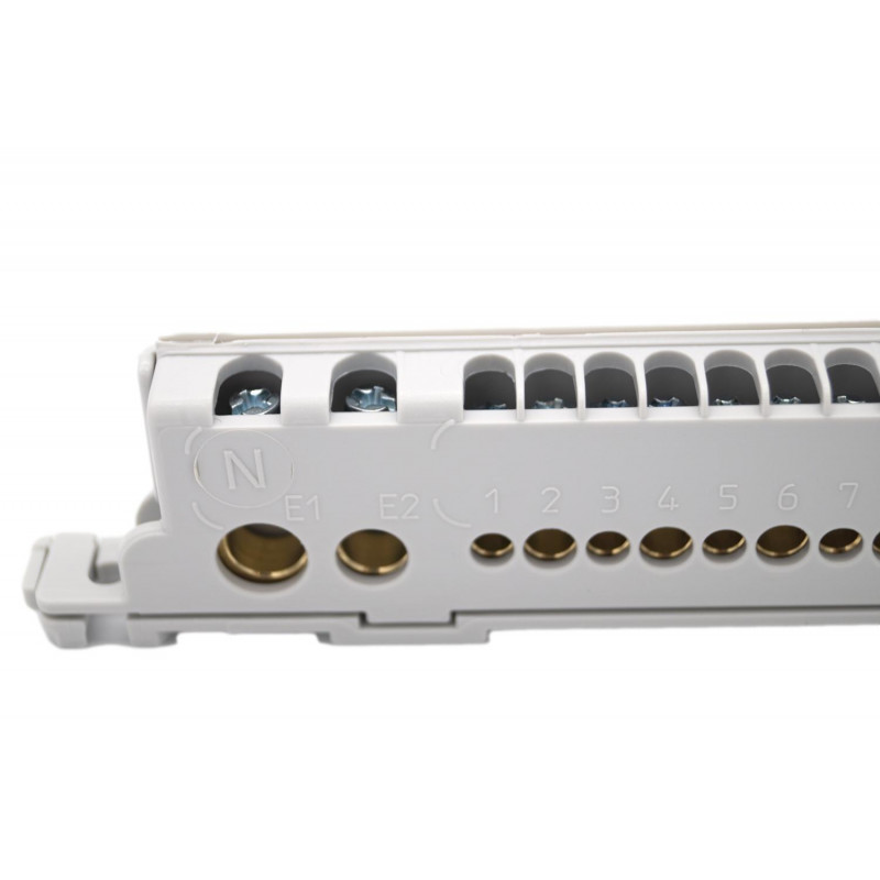 22003 IDE Barrette de terre pour coffret IDE 18, 24, 36 modules ECOLOGY ou STAR -36 connexions 1,5 à 35mm²