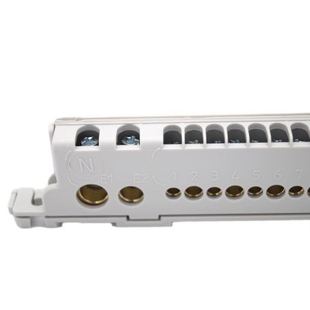 22003 IDE Barrette de terre pour coffret IDE 18, 24, 36 modules ECOLOGY ou STAR -36 connexions 1,5 à 35mm²