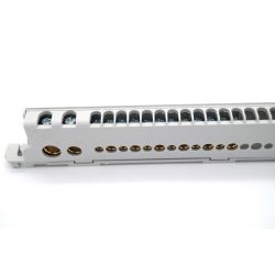 22003 IDE Barrette de terre pour coffret IDE 18, 24, 36 modules ECOLOGY ou STAR -36 connexions 1,5 à 35mm²