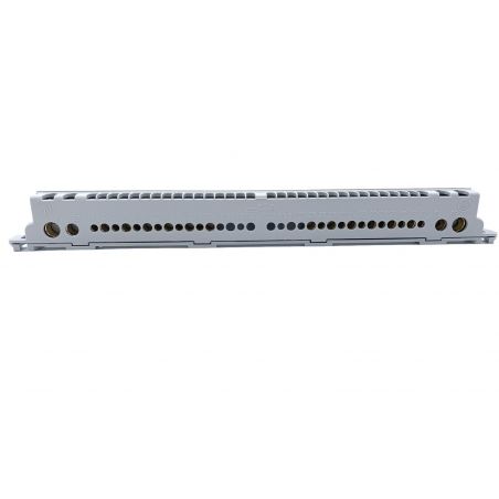 22002 IDE Barrette de terre pour coffret 12 modules 2x(12+2 connexions) IP65 - ECOLOGY - STAR