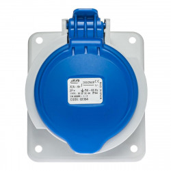 Prise P17 CEE 32A 2P+T - Encastrable sur coffret - Étanche IP44 - IDE