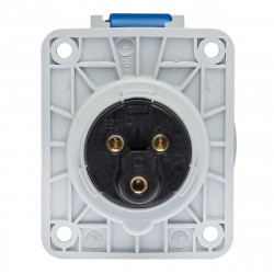 Prise monophasé 16A 2P+T - Encastrable sur coffret - Étanche IP67 - IDE