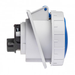 Prise monophasé 32A 2P+T - Encastrable sur coffret - Étanche IP67 - IDE