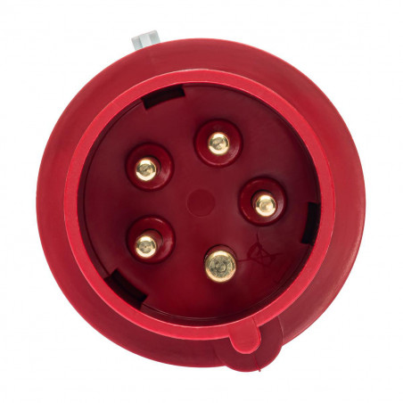 Prise tétrapolaire 16A 3P+N+T 380V - 5 broches - Étanche IP44 - IDE