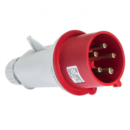 Prise tétrapolaire 32A 3P+N+T 380V - 5 broches - Étanche IP44 - IDE