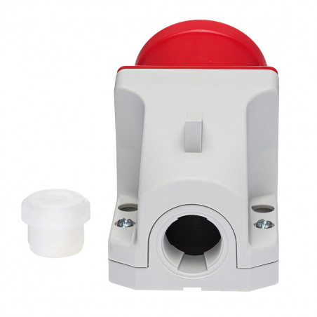 Socle male tétrapolaire 32A 3P+N+T 380V - 5 broches - Étanche IP44 - IDE