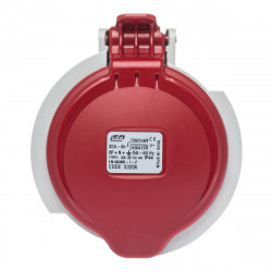 Fiche femelle tétrapolaire 32A 3P+N+T 380V - 5 broches - Étanche IP44 - IDE