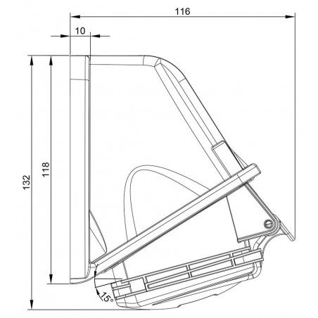 Socle de prise 32A 3P+T en saillie - Étanche IP44 - IDE