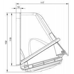 Socle de prise 32A 3P+N+T en saillie - Étanche IP44 - IDE