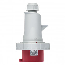 Fiche mobile male tétrapolaire 32A 3P+N+T 380V - 5 broches - Étanche IP67 - IDE