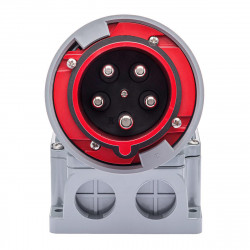Socle male 63A tétrapolaire 380V - 3P+N+T - Étanche IP67 - IDE