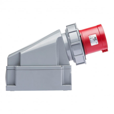 Socle male 63A tétrapolaire 380V - 3P+N+T - Étanche IP67 - IDE