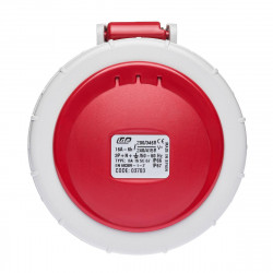 Fiche femelle tétrapolaire 16A 3P+N+T 380V - 5 broches - Étanche IP67 - IDE