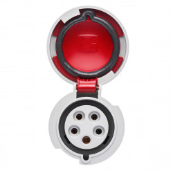 Fiche femelle tétrapolaire 32A 3P+N+T 380V - 5 broches - Étanche IP67 - IDE