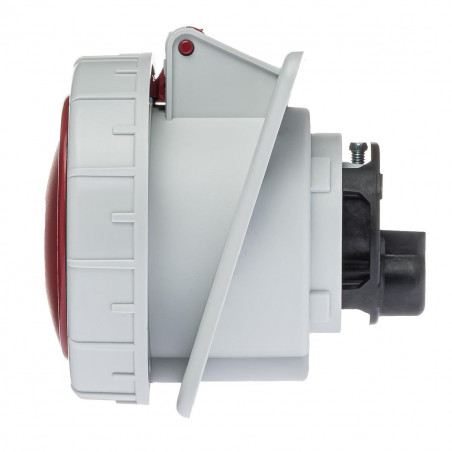 Prise triphasé 32A 3P+T - 4 broches - Encastrable sur coffret - Étanche IP67 - IDE