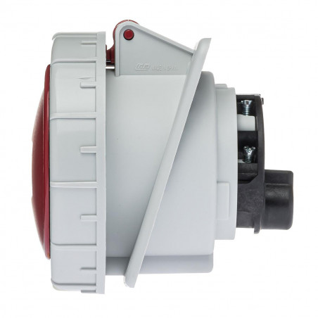 Prise tétrapolaire 32A 3P+N+T - 5 broches - Encastrable sur coffret - Étanche IP67 - IDE