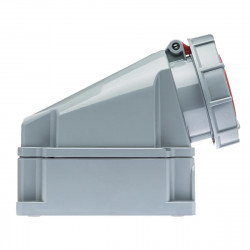 Socle prise murale tétrapolaire 380V - 63A 3P+N+T - Étanche IP67 - IDE