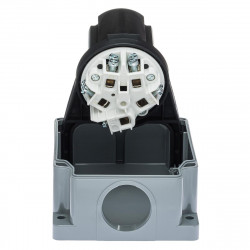 Socle prise murale tétrapolaire 380V - 63A 3P+N+T - Étanche IP67 - IDE
