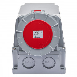 Socle de prise tétrapolaire 125A 3P+N+T - Étanche IP67 - IDE