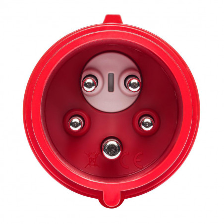 Prise inverseur de phase tétrapolaire 16A 3P+N+T 380V - 5 broches - Étanche IP44 - IDE