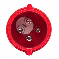 Prise inverseur de phase triphasé 32A 3P+T 380V - 4 broches - Étanche IP44 - IDE