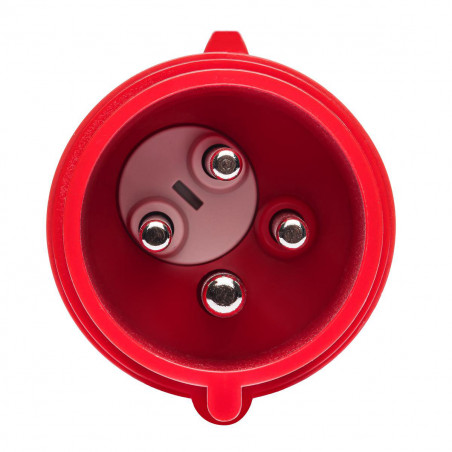 Prise inverseur de phase triphasé 32A 3P+T 380V - 4 broches - Étanche IP44 - IDE