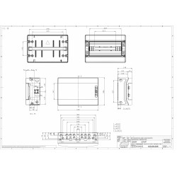 Coffret électrique étanche pour l'extérieur IP65 - 18 modules - HxLxP 286x418x148mm IDE ECOLOGY
