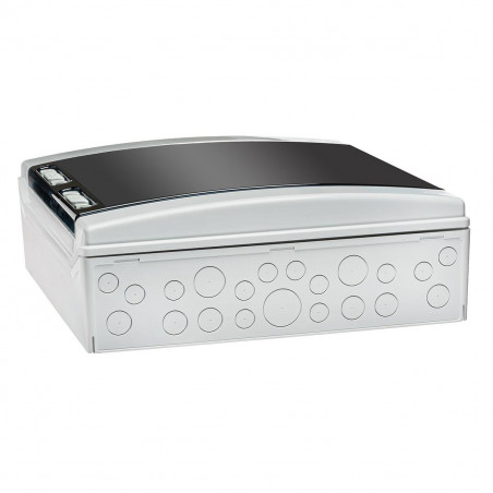 Coffret électrique étanche pour l'extérieur IP65 - 2 rangées de 18 modules - HxLxP 436x418x148mm IDE ECOLOGY