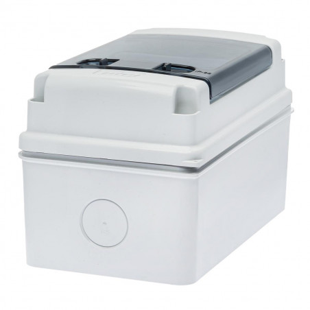 Coffret électrique étanche pour l'extérieur IP65 - 4 modules - HxLxP 177x102x105mm IDE ECOLOGY