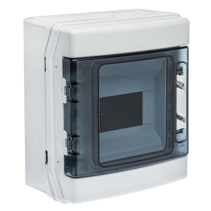 Coffret électrique étanche pour l'extérieur IP65 - 6 modules - HxLxP 231x202x113mm IDE ECOLOGY