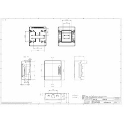 Coffret électrique étanche pour l'extérieur IP65 - 6 modules - HxLxP 231x202x113mm IDE ECOLOGY