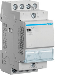 ESC426 Hager Contacteur modulaire de puissance 4NF - 25A - Bobine 230 Vac - Bornes à vis - 2 modules