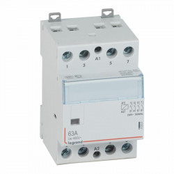 412541 Legrand - Contacteur de puissance CX³ bobine 230V~ - 4P - 63A - contact 4NO - 3 modules