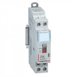 412544 Legrand - Contacteur jour nuit bobine 230V~ - 2P - 25A - contact 2NO - 1 module