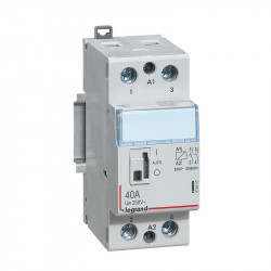 412545 Legrand - Contacteur jour nuit bobine 230V~ - 2P - 40A - contact 2NO - 2 modules