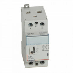412547 Legrand - Contacteur jour nuit bobine 230V~ - 2P - 63A - contact 2NO - 2 modules