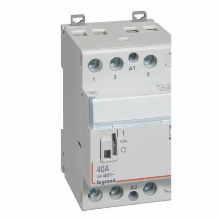 412549 Legrand - Contacteur jour nuit triphasé 3P bobine 230V - 40A - contact 3NO - 3 modules