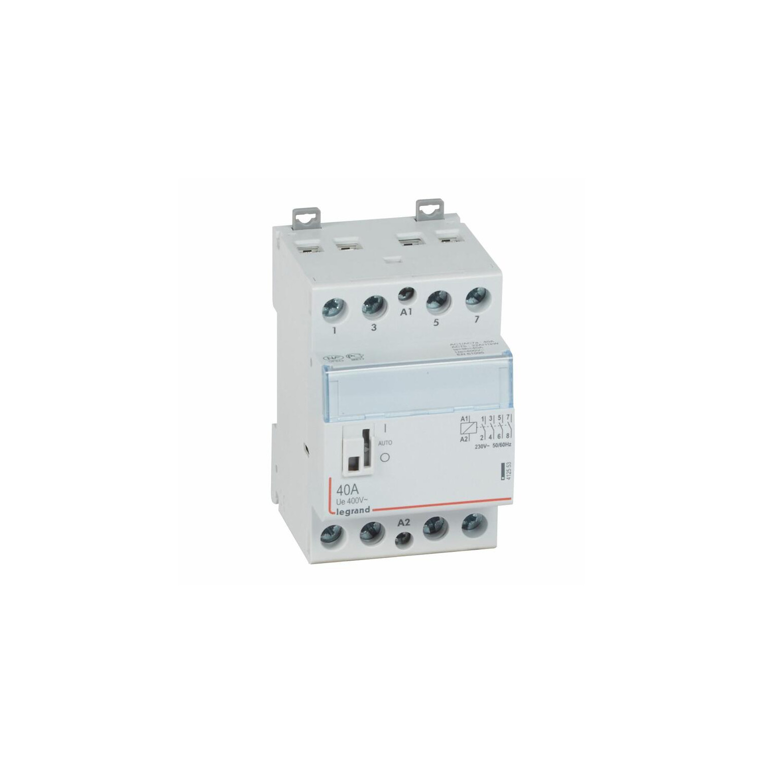 Contacteur de puissance CX³ bobine 230V 2 Pôles 250V 63A contact 2F 2
