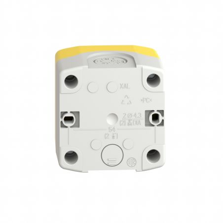 XALK178E - Boitier jaune d'arrêt d'urgence Schneider complet avec contacts 1NO+1NF - étanche IP66 - Harmony XAL